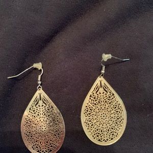Gold earrings